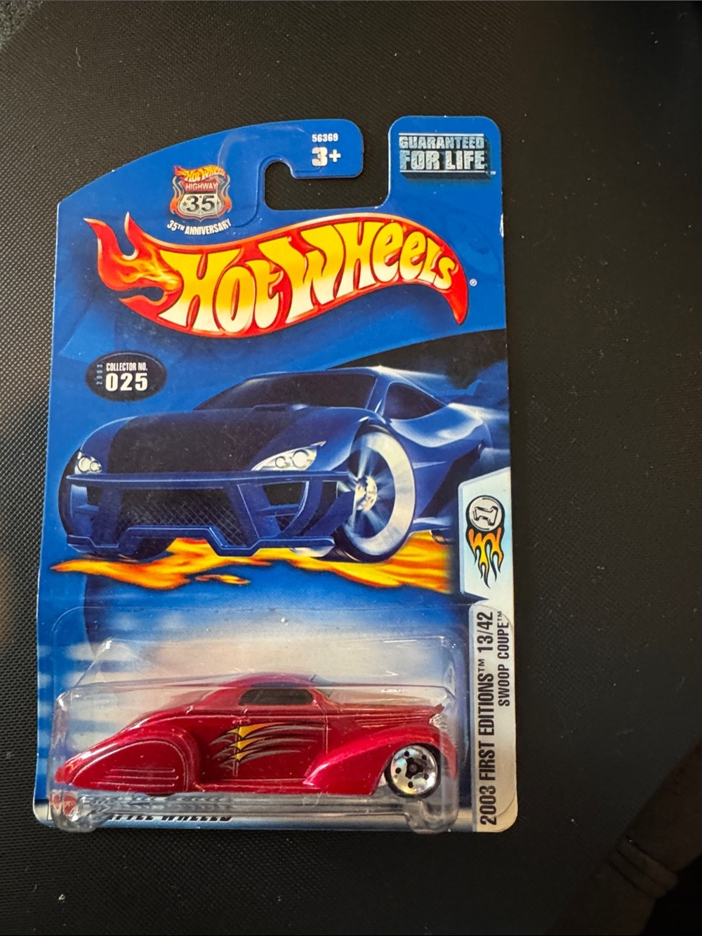Vintage Hot Wheels - 2003 Collector No 025 35th Anniversary